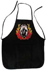 Biker Billy Cooks With Fire Apron